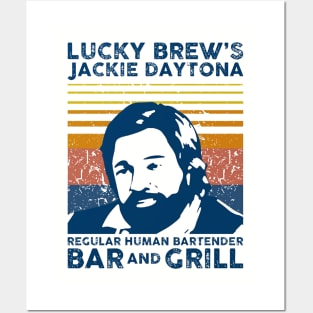 Jackie Daytona,Lucky Brew's Bar and Grill , What We Do In The Shadows Fan Posters and Art